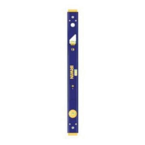 Irwin® 1801100 2000L Lighted Non-Magnetic Standard Box Beam Level, 24 in L, 3 Vials, Aluminum, (1) Level/(2) Plumb Vial Position, 0.029 deg Accuracy