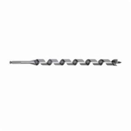 Irwin® WeldTec™ 1826633 Pole Auger Bit, 13/16 in Dia, 18 in OAL, 15 in L Hollow Center/Spiral/Wide Flute, 7/16 in Shank
