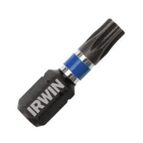 Irwin® 1837427 Heavy Duty Tamper-Resistant Impact Insert Bit, T27 Torx® Point, 1 in OAL, 1/4 in, Cold Forged High Grade Steel