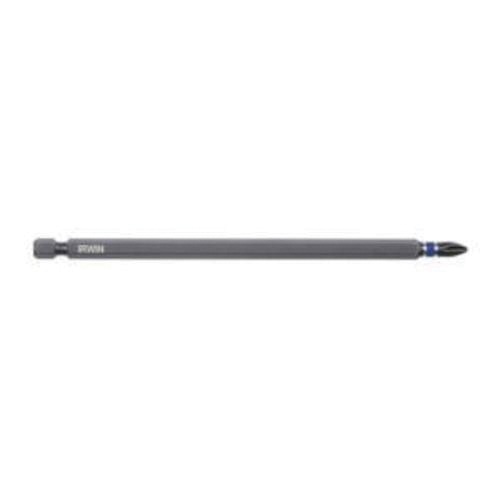 Irwin® Impact Performance Series™ 1837461 Impact Performance Series™ Heavy Duty Impact Power Bit, NO 2 Phillips® Point, 6 in OAL, 1/4 in, Cold Forged High Grade Steel