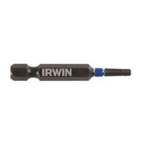 Irwin® Impact Performance Series™ 1837470 Heavy Duty Impact Power Bit, NO 1 Square Recessed Point, 3 in OAL, 1/4 in, Cold Forged High Grade Steel