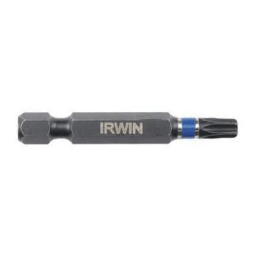 Irwin® 1837495 Heavy Duty Impact Power Bit, T10 Point Torx® Point, 2 in OAL, 1/4 in, Cold Forged High Grade Steel