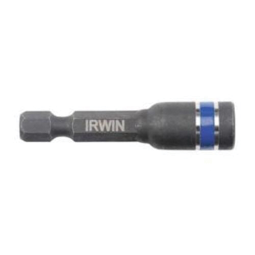 Irwin® Impact Performance Series™ 1837541 Lobular Magnetic Impact Nutsetter, 3/8 in Hex Point, Quick-Change Hex Shank, 1-7/8 in OAL, Steel, Black Oxide