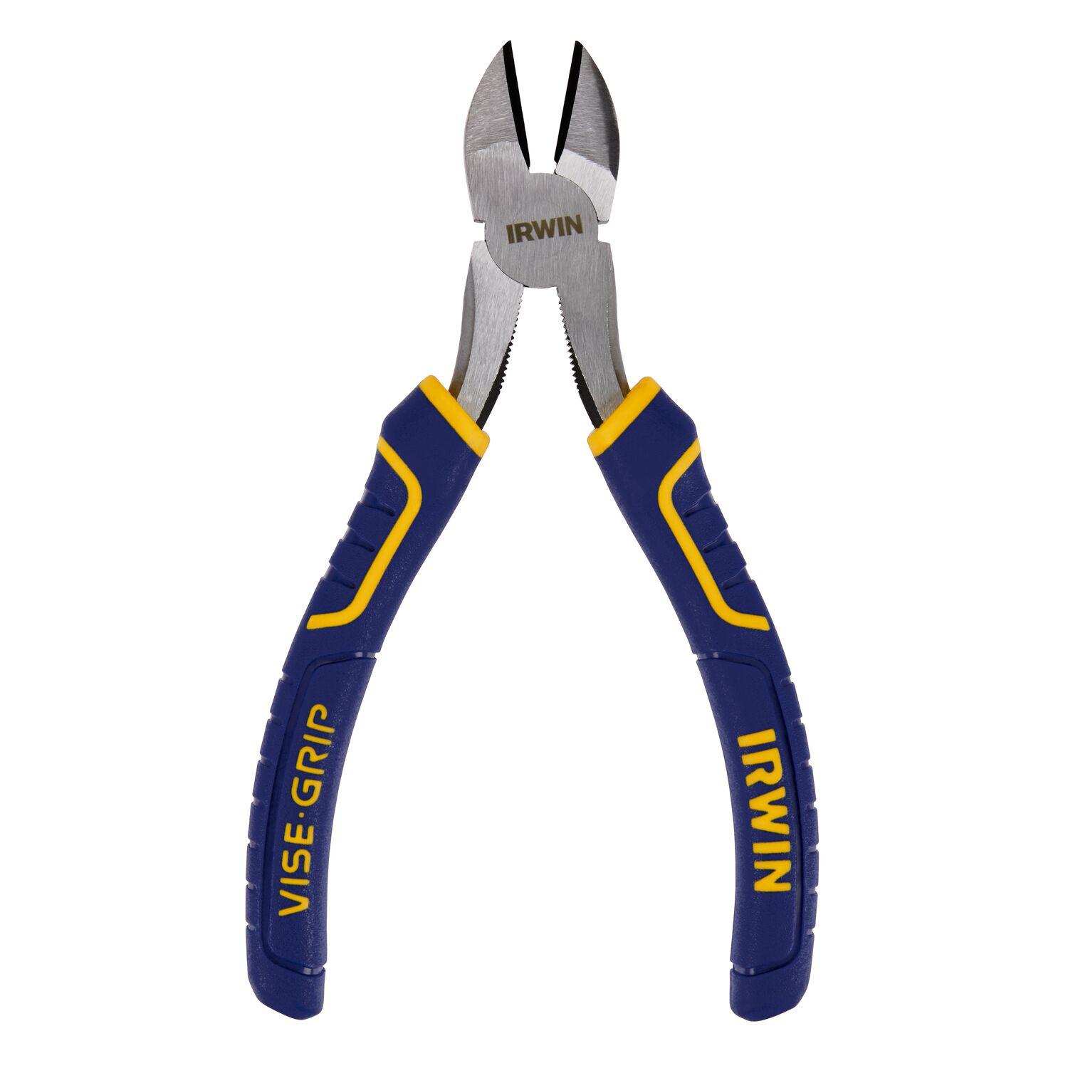 Irwin® Vise-Grip® 2078306 Cutting Plier, 13/16 in L x 13/16 in W x 13/32 in THK Jaw Nickel Chromium Steel Jaw, 6 in OAL, ANSI