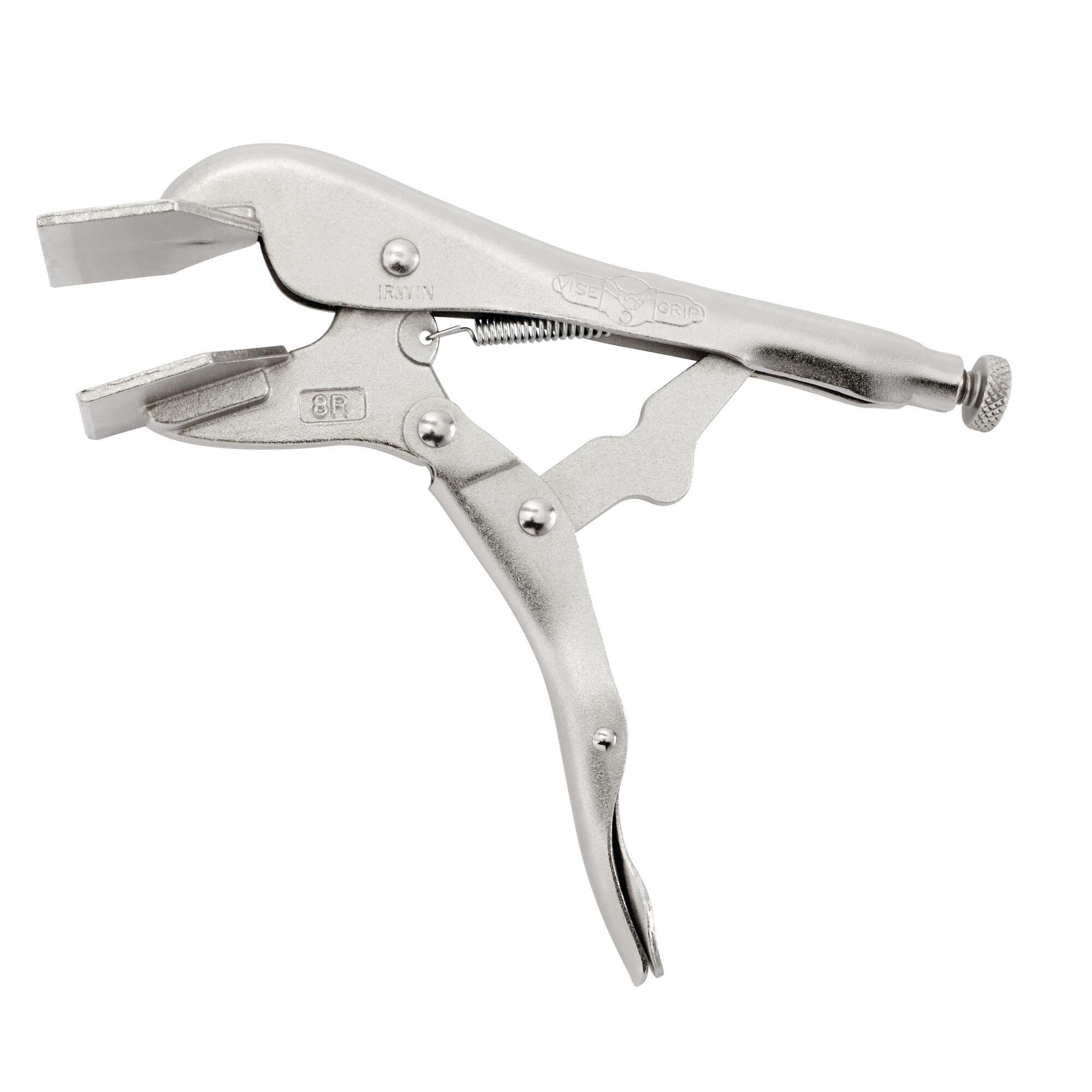 Irwin® 23 8R® Locking Sheet Metal Tool, Nickel Plated, 3-1/8 in Jaw Opening, 8 in L Jaw, Alloy Steel