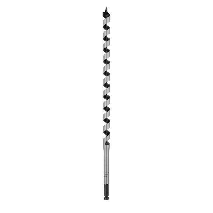 Irwin® WeldTec™ 3043008 Ship Auger Bit, 11/16 in Dia, 17 in OAL, 12 in L Hollow Center/Spiral/Wide Flute, 7/16 in Shank