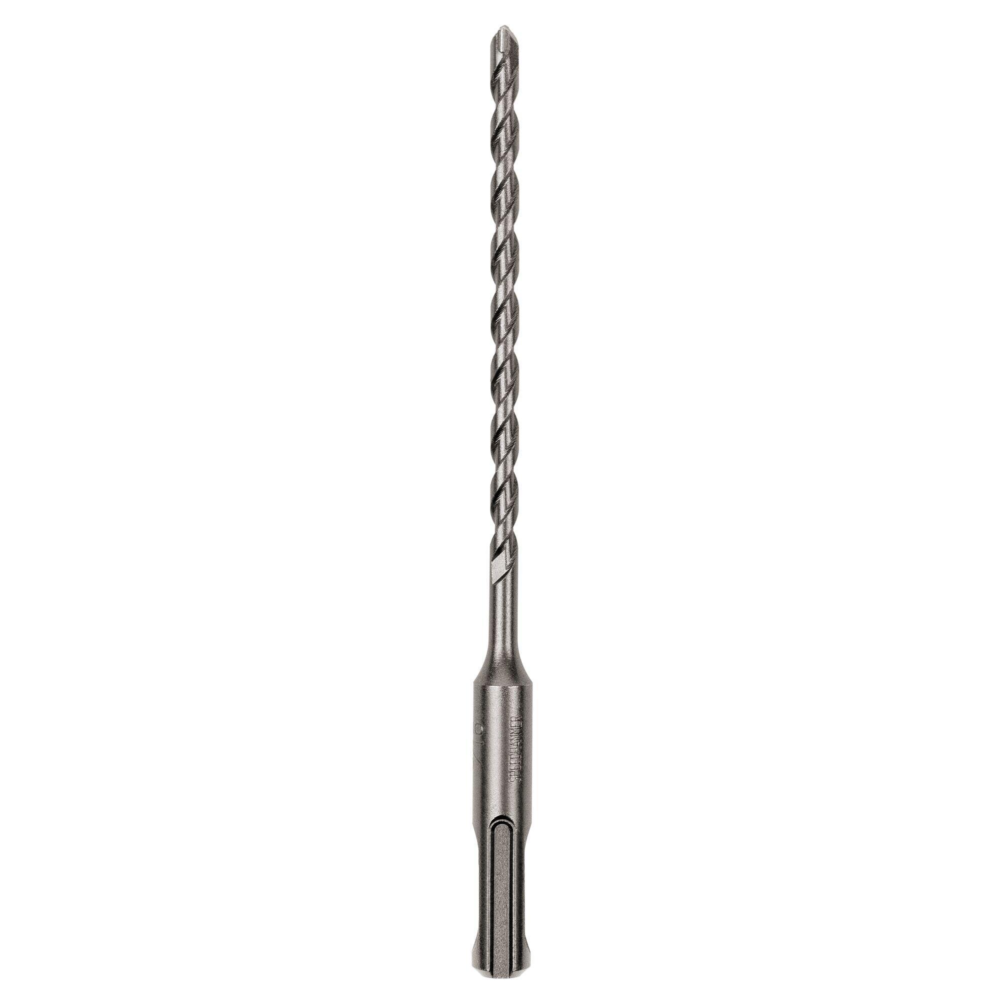 Irwin® 322004 SpeedHammer™ Plus 2-Cutter Hammer Drill Bit, 3/16 in Drill Bit, 3/16 in SDS-Plus®/Straight Shank, 4 in D Cutting, Carbide Cutting Edge, 6 in OAL