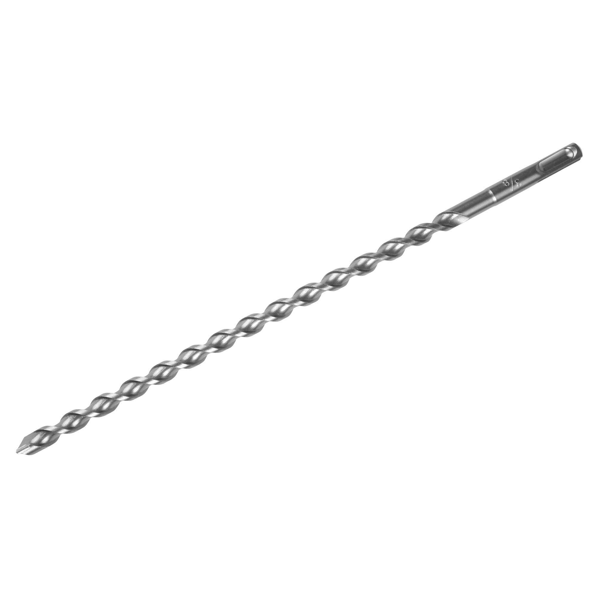 Irwin® 322026 SpeedHammer™ Plus 2-Cutter Hammer Drill Bit, 3/8 in Drill Bit, 3/8 in SDS-Plus®/Straight Shank, 10 in D Cutting, Carbide Cutting Edge, 12 in OAL