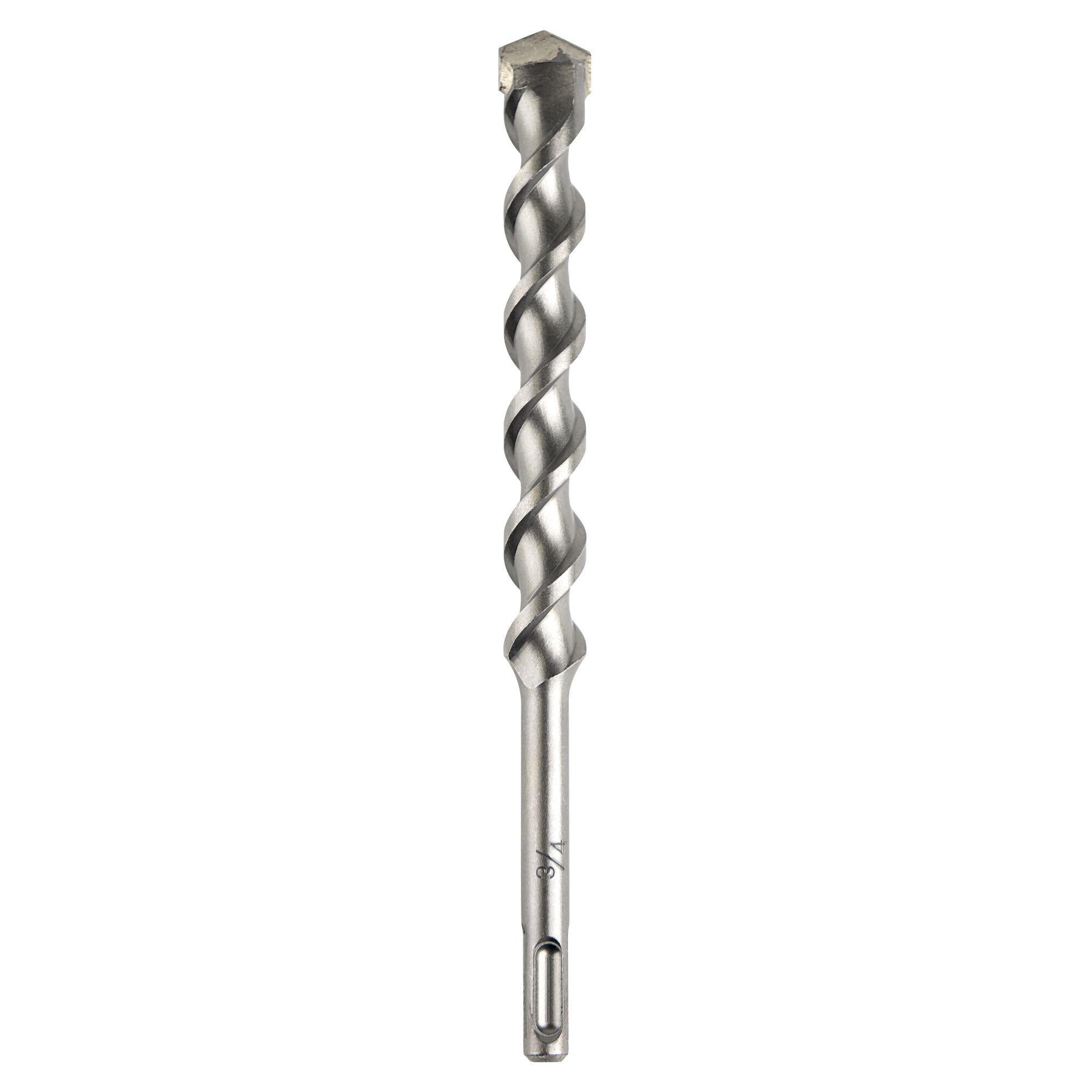 Irwin® 322047 SpeedHammer™ Plus 2-Cutter Hammer Drill Bit, 3/4 in Drill Bit, 3/4 in SDS-Plus®/Straight Shank, 6 in D Cutting, Carbide Cutting Edge, 8 in OAL