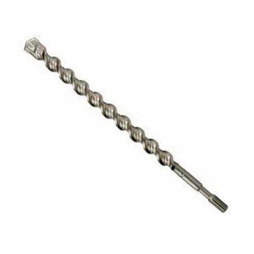 Irwin® 324000 2-Cutter Rotary Hammer Drill Bit, 3/8 in Drill Bit, Spline Shank, 4 in D Cutting, Carbide Cutting Edge, 9 in OAL