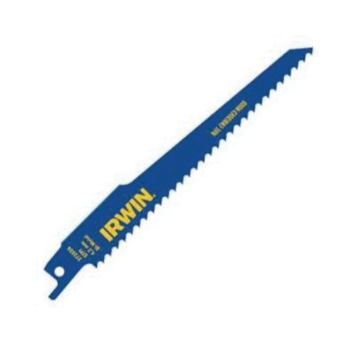 Irwin® 372156B Heavy Duty Reciprocating Saw Blade, 12 in L x 3/4 in W, 6, Bi-Metal Body