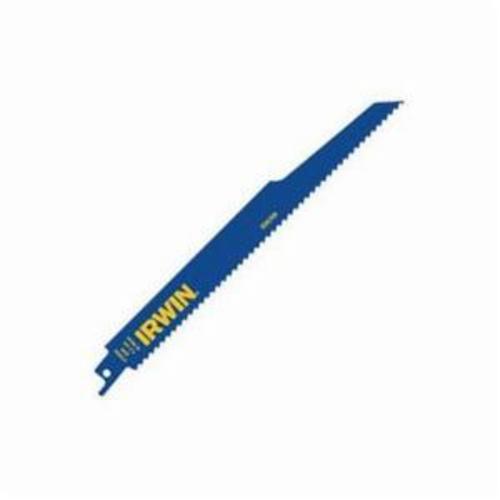 Irwin® 372966B25 Linear Edge Reciprocating Saw Blade, 9 in L, 6, Bi-Metal Body