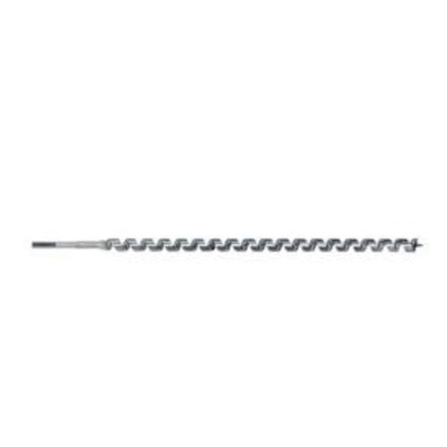 Irwin® 46713ZR Pole Auger Bit, 13/16 in Dia, 24 in OAL, 18 in L, 5/16 in Shank