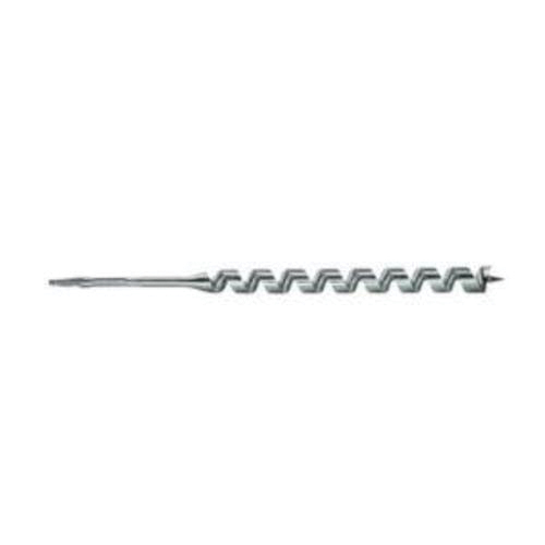 Irwin® 48111ZR Pole Auger Bit, 11/16 in Dia, 18 in OAL, 15 in L, 5/8 in Shank