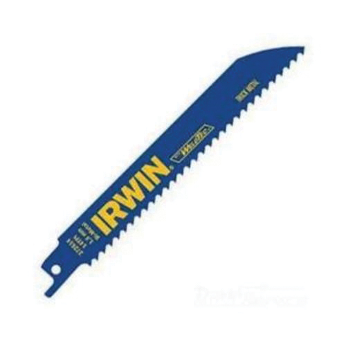 Irwin® WeldTec™ 372624B Linear Edge Reciprocating Saw Blade, 6 in L, 24, Bi-Metal Body