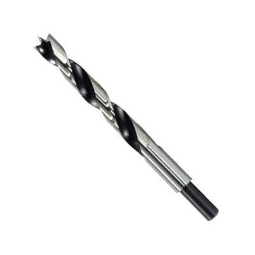 Irwin® 49614 Brad Point Drill Bit, 1/4 in Dia, 3-31/32 in OAL, 2-1/2 in L Spiral Flute, 1/4 in Shank