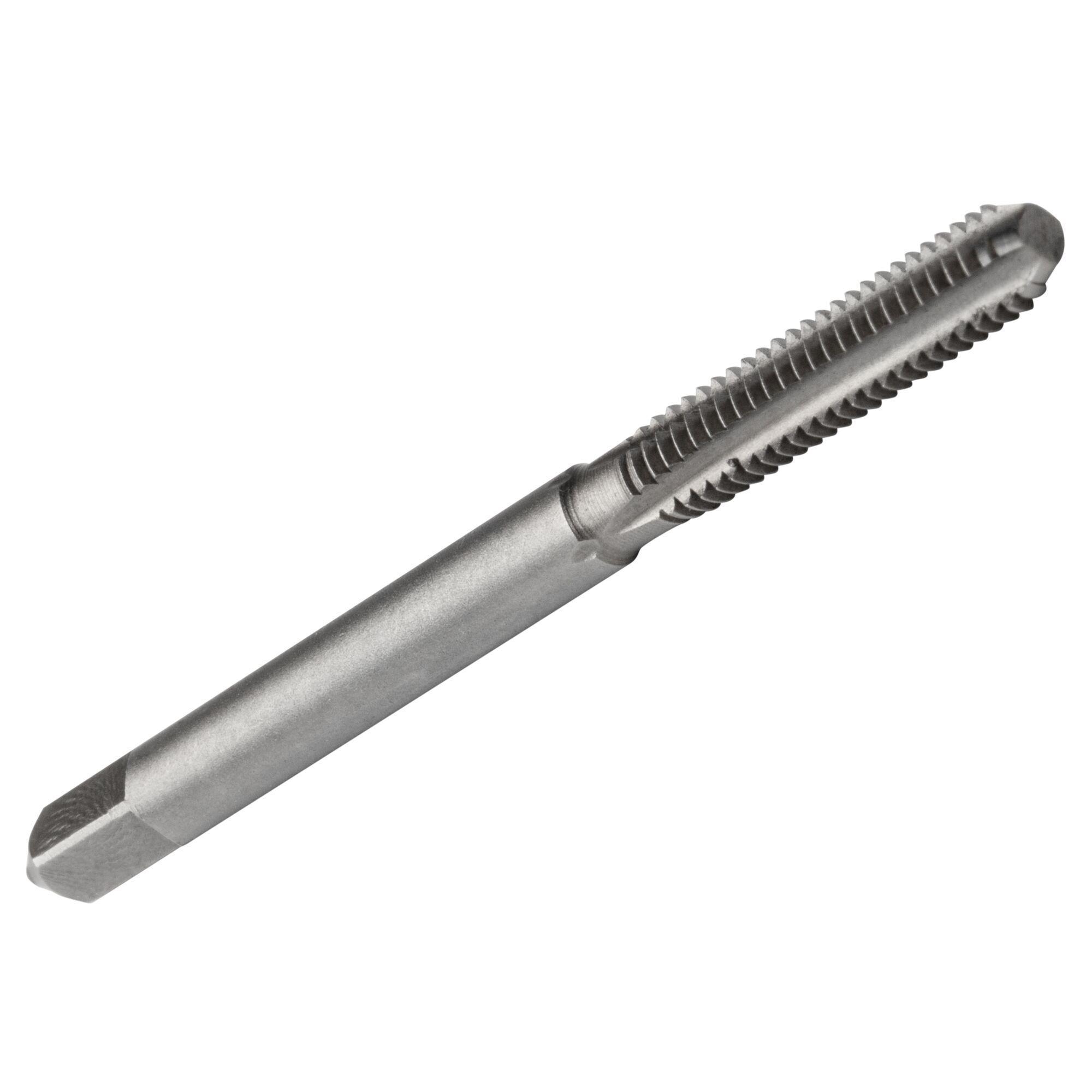 Irwin® Hanson® 1224ZR General Purpose Straight Flute Tap, Right Hand Cutting, #8-32 Thread, Bottoming Chamfer, (4) Flutes, High Carbon Steel