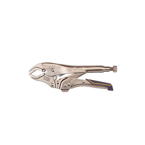Irwin® VISE-GRIP® New Fast Release™ IRHT82574 Locking Plier, 1-1/2 in Nominal, 1-3/16 in L x 3/8 in W x 5/16 in THK Alloy Steel Curved Jaw, 7 in OAL