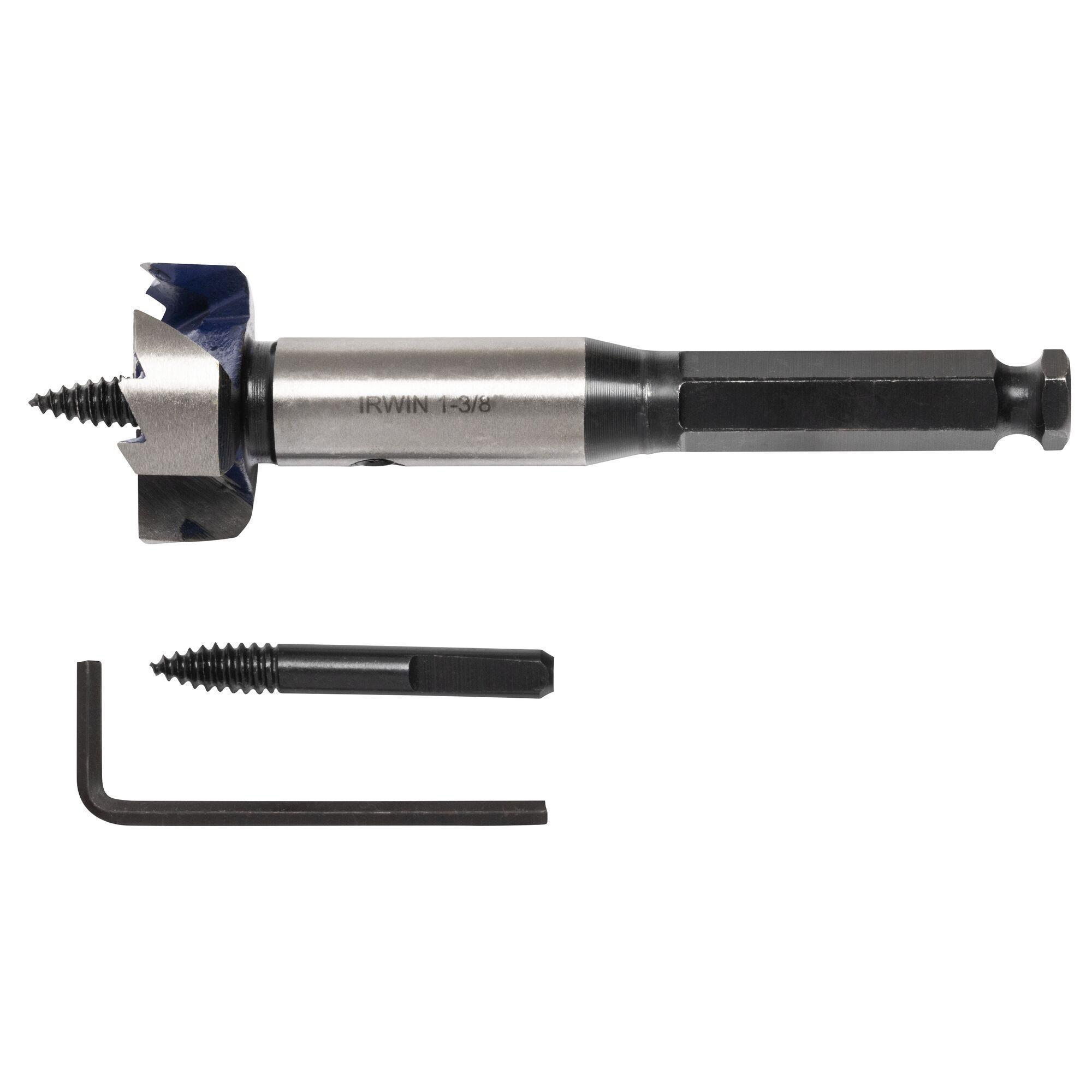 Irwin® Speedbor® 3046007 MAX SPEED™ Self-Feed Wood Drill Bit, 1-3/8 in Dia, 5 in OAL, 7/16 in Shank