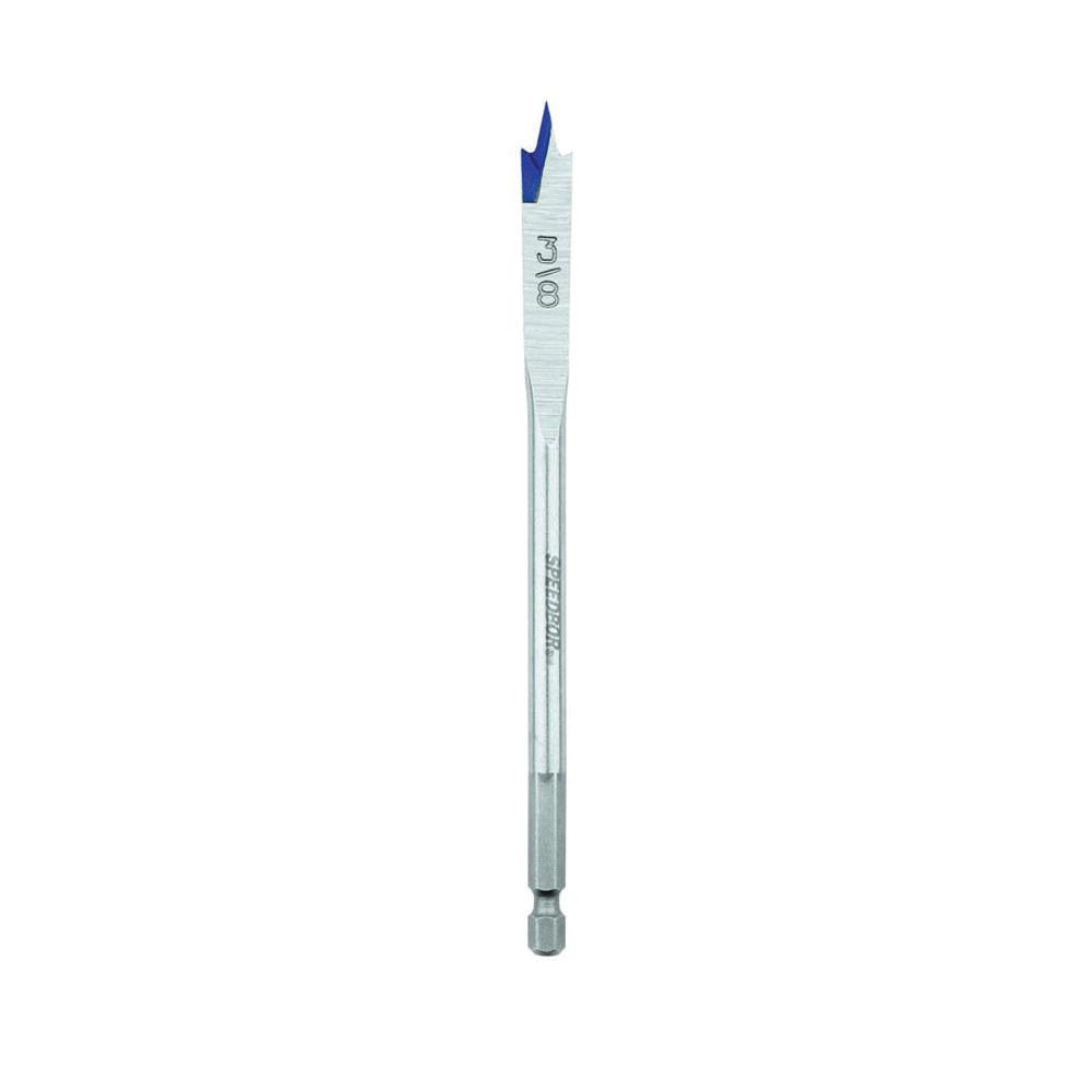 Irwin® Speedbor® 88806 2000 Standard Length Spade Bit, 3/8 in Dia, 6 in OAL, 5 in L Flute Flat Flute, 1/4 in Shank