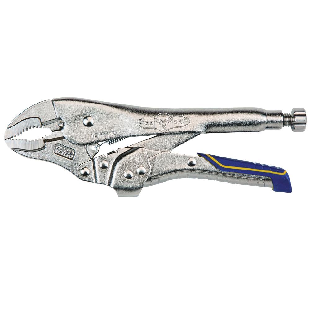 Irwin® Vise-Grip® IRHT82578 10WR Locking Plier, 1-7/8 in Nominal, Quick-Release Locking, 1-7/8 in W x 1-5/16 in D Jaw Alloy Steel Jaw Curved Jaw, 10 in OAL