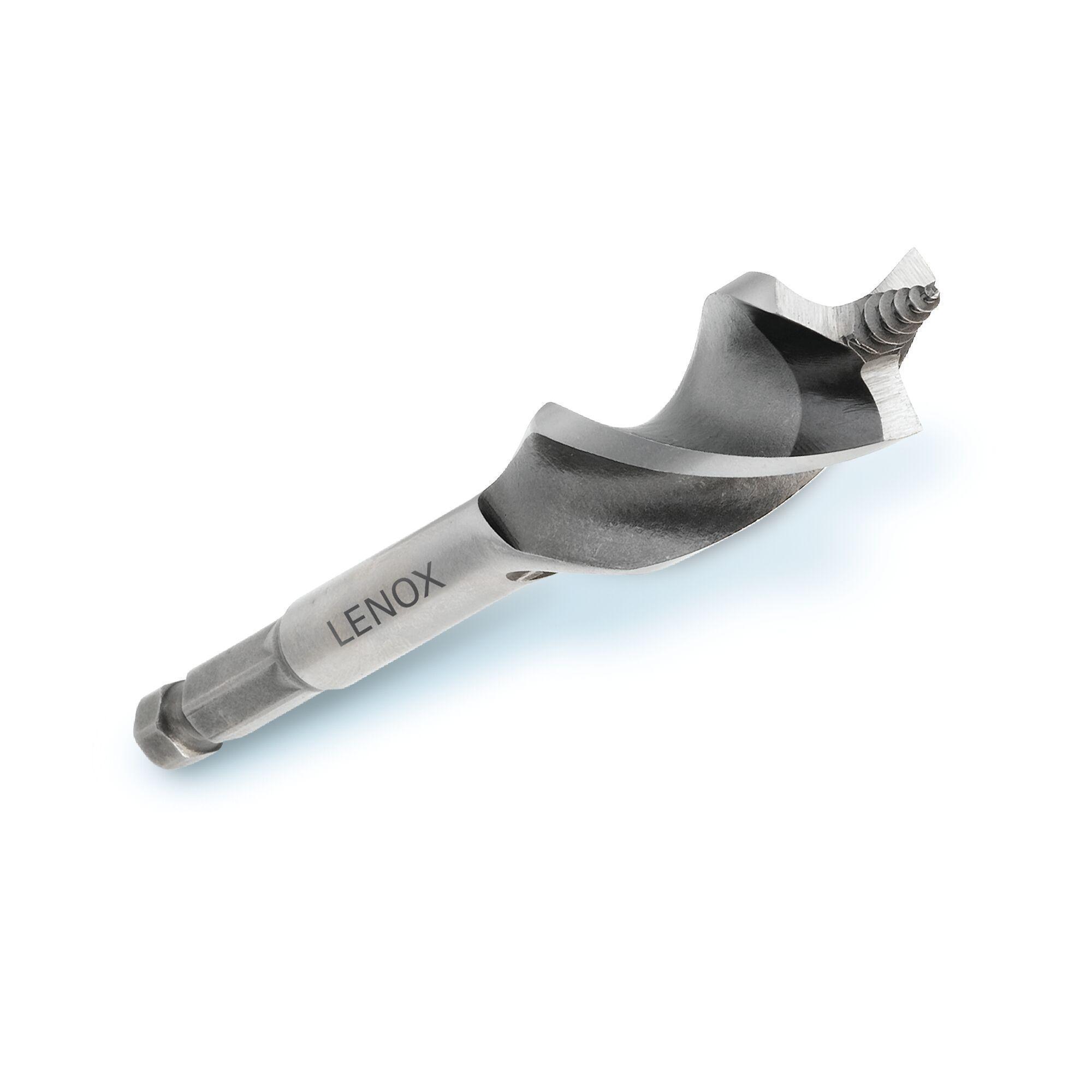 Lenox® 1094806A1216 Utility Wood Drill Bit, 3/4 in Dia, 6 in OAL, 3/8 in Shank
