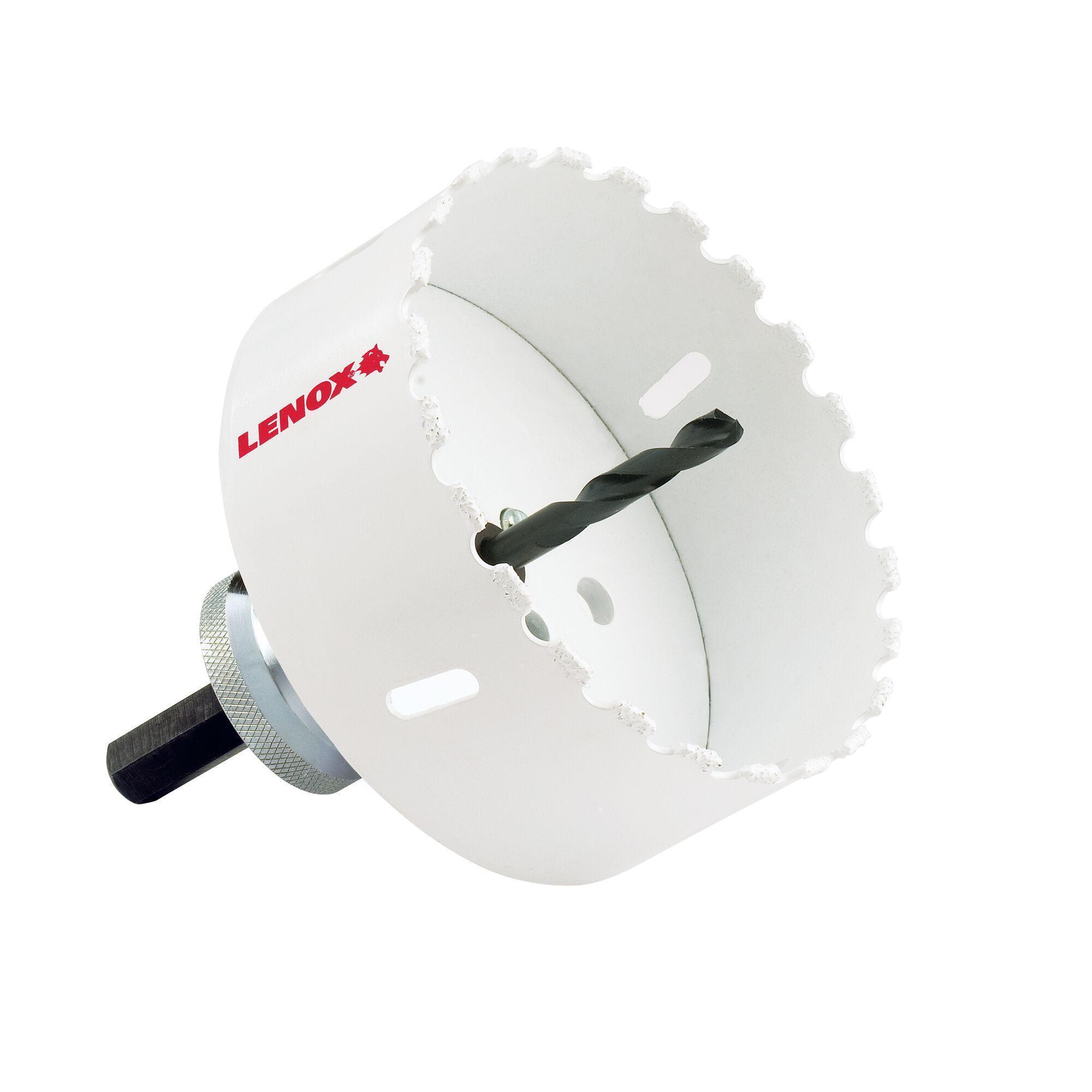 Lenox® Master-Grit® 2994848CG Multi-Purpose Hole Saw, 3 in Dia, 1-1/2 in D Cutting, Carbide Cutting Edge