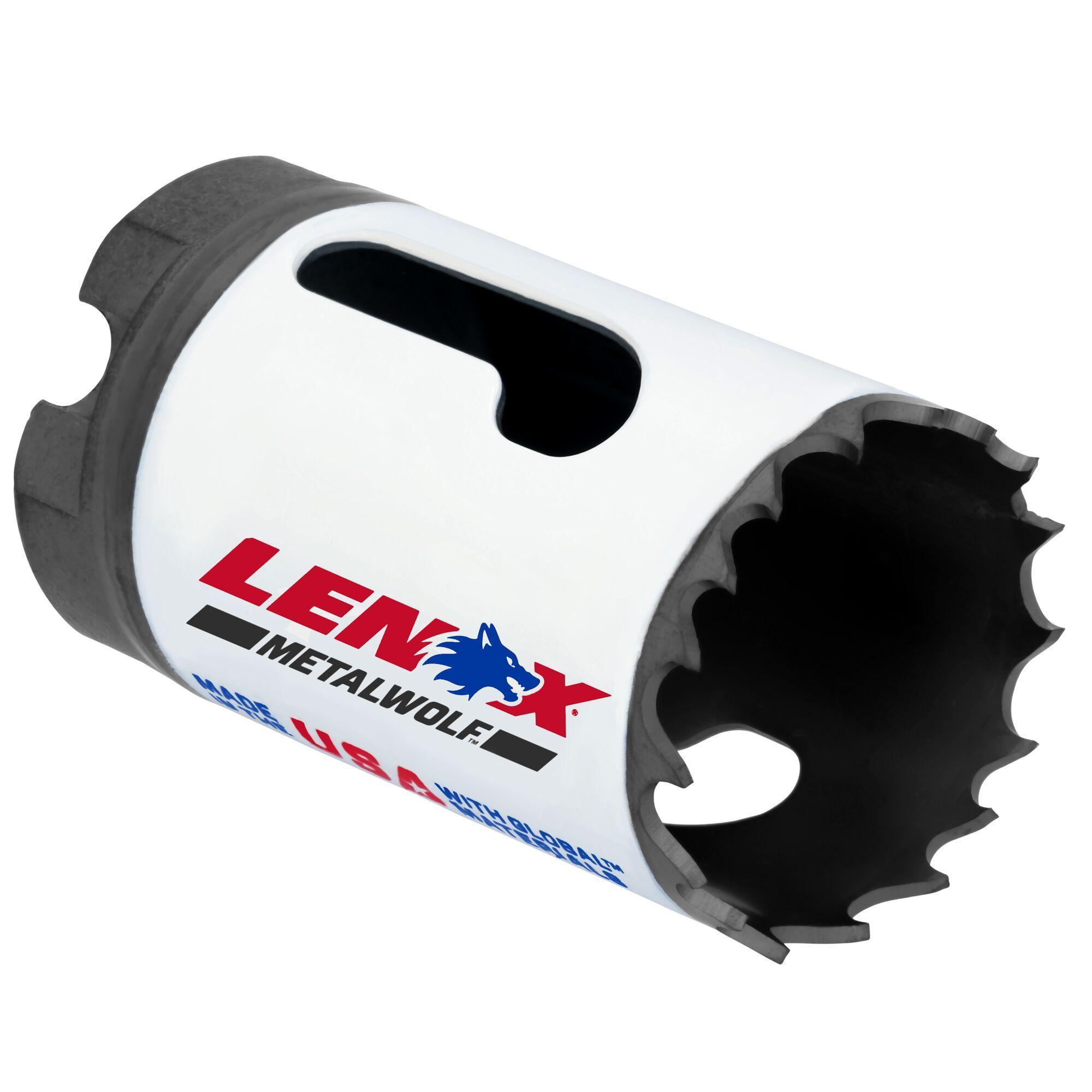 Lenox® SPEED SLOT® 3002323L Hole Saw With T2 Technology With T2 Technology, 1-7/16 in Dia, 1-7/8 in D Cutting, Bi-Metal Cutting Edge, 5/8 in Arbor