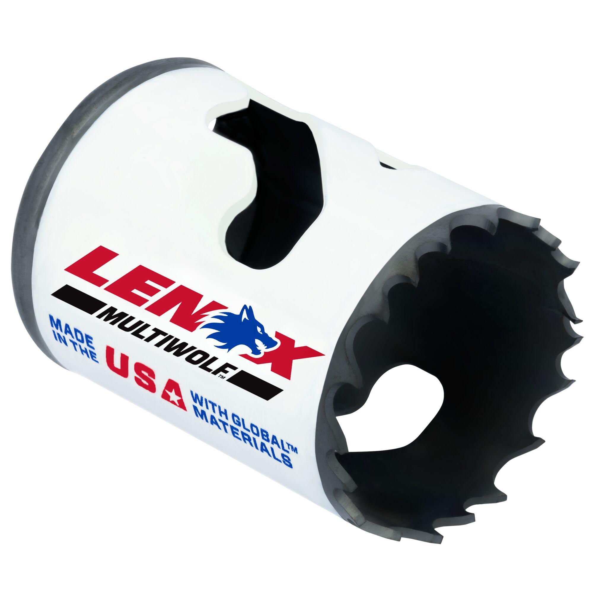 Lenox® SPEED SLOT® 3002828L Hole Saw With T2 Technology With T2 Technology, 1-3/4 in Dia, 1-7/8 in D Cutting, Bi-Metal Cutting Edge, 5/8 in Arbor