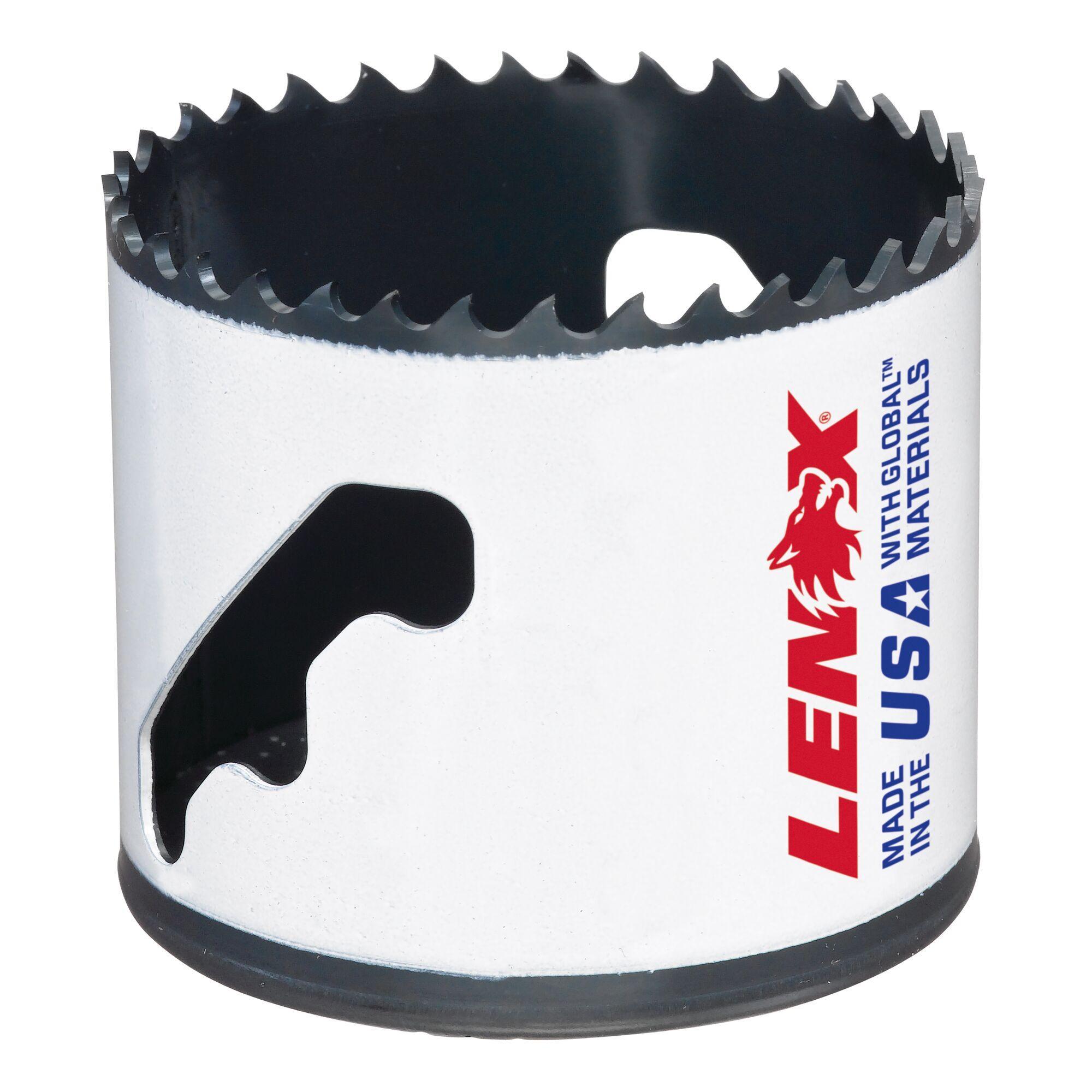 Lenox® SPEED SLOT® 3003838L Hole Saw With T2 Technology With T2 Technology, 2-3/8 in Dia, 1-7/8 in D Cutting, Bi-Metal Cutting Edge, 5/8 in Arbor