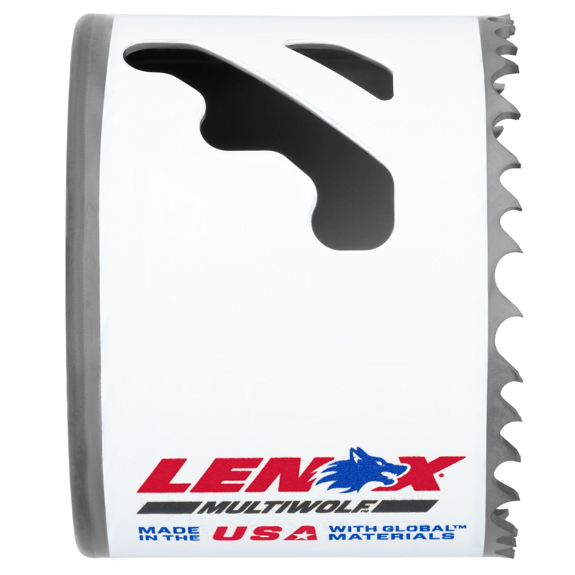 Lenox® SPEED SLOT® 3004141L Hole Saw With T2 Technology With T2 Technology, 2-9/16 in Dia, 1-7/8 in D Cutting, Bi-Metal Cutting Edge, 5/8 in Arbor