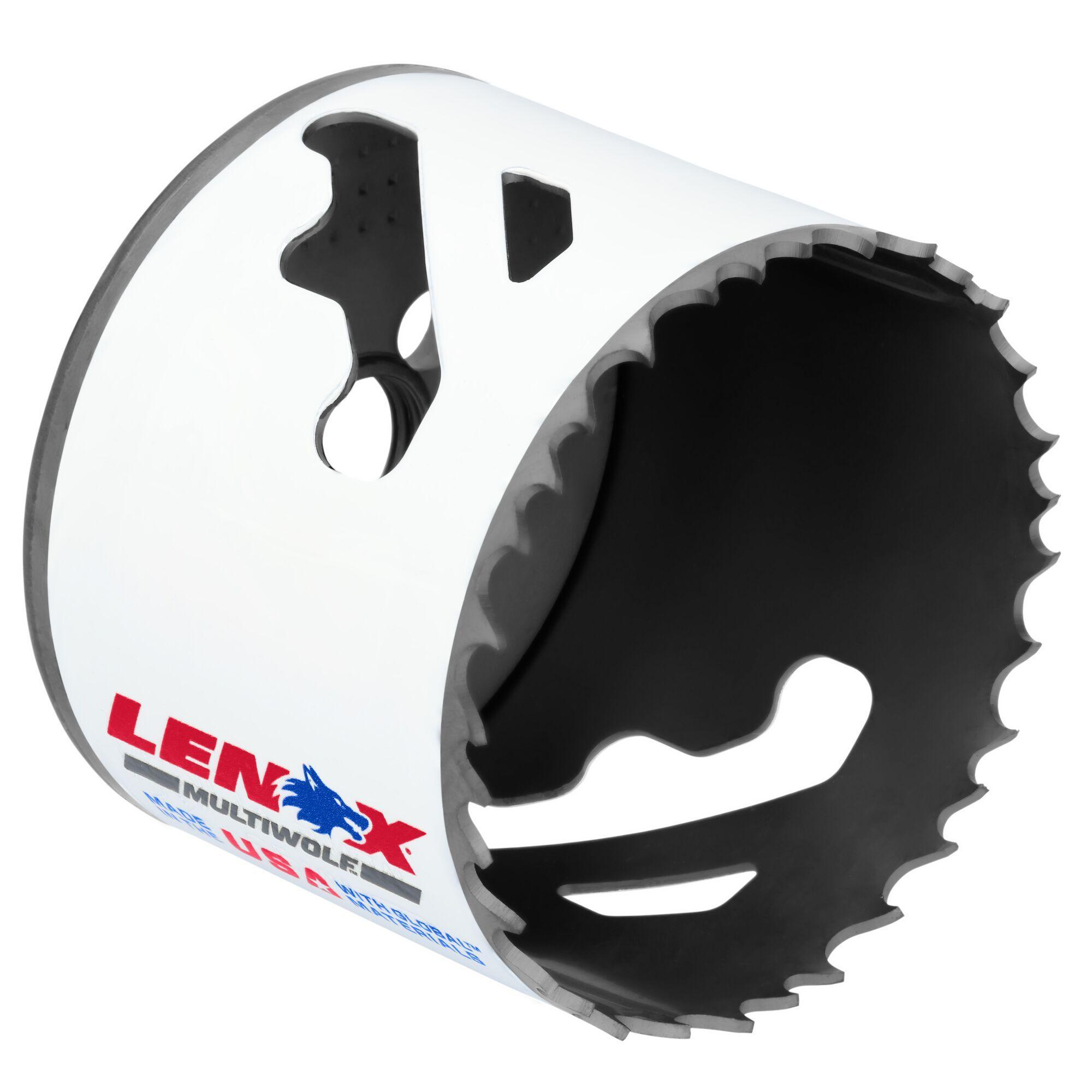 Lenox® SPEED SLOT® 3004343L Hole Saw, 2-11/16 in Dia, 1-7/8 in D Cutting, Bi-Metal Cutting Edge, 5/8 in Arbor