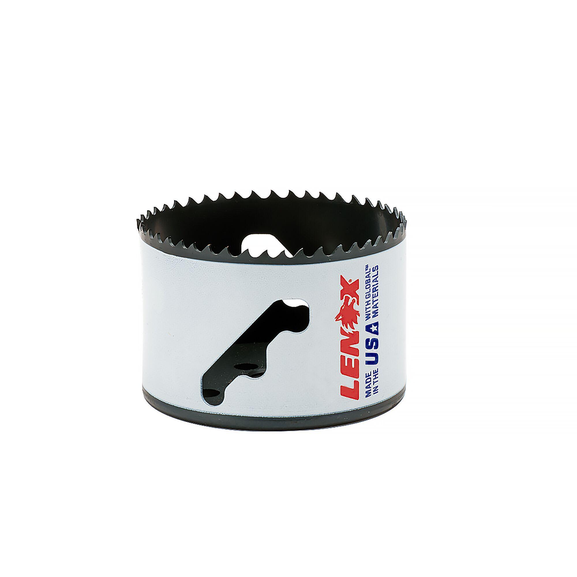 Lenox® SPEED SLOT® 3005050L Hole Saw With T2 Technology With T2 Technology, 3-1/8 in Dia, 1-7/8 in D Cutting, Bi-Metal Cutting Edge, 5/8 in Arbor