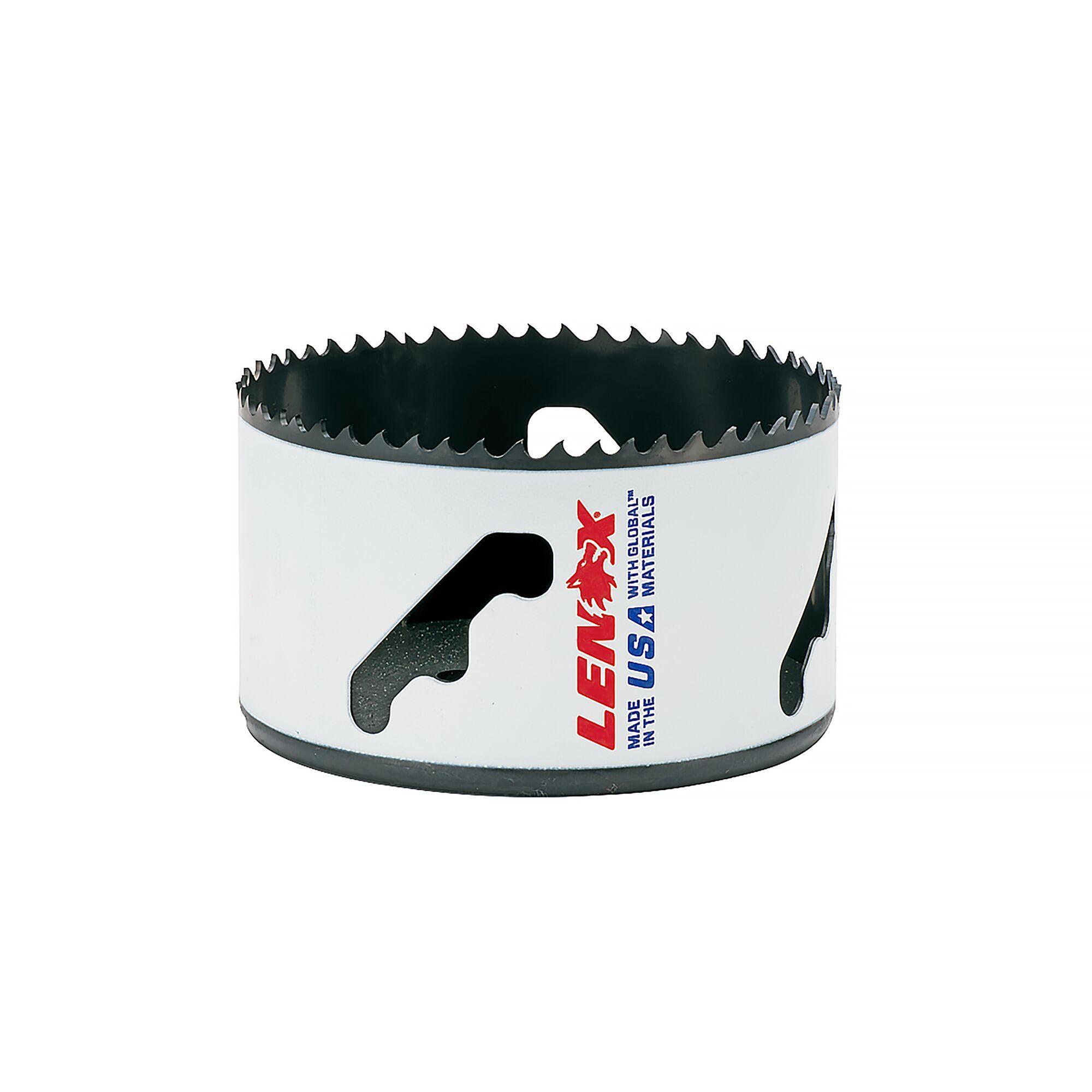 Lenox® SPEED SLOT® 3005454L Hole Saw With T2 Technology With T2 Technology, 3-3/8 in Dia, 1-7/8 in D Cutting, Bi-Metal Cutting Edge, 5/8 in Arbor