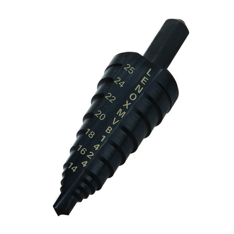 Lenox® Vari-Bit® 30961MVB1424 Step Drill Bit, 14 mm Dia Min Hole, 25 mm Dia Max Hole, 7 Steps, HSS, 7 Hole Sizes, 10 mm Shank
