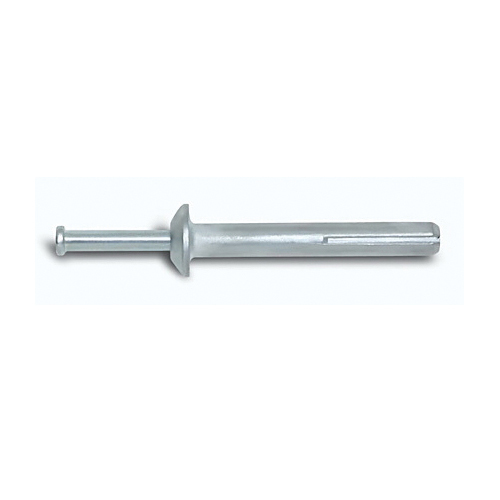 DeWALT® 2804 Zamac Nailin™ Drive Pin Anchor, 1/4 in Dia, 3 in OAL, Zamac Alloy Body Shell, Carbon Steel Pin, Mushroom Head Head