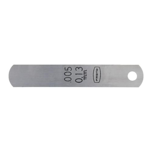 Proto® J005 Short Blade Feeler Gauge, 1 Blade, 3-1/16 in L x 1/2 in W x 0.005 in THK