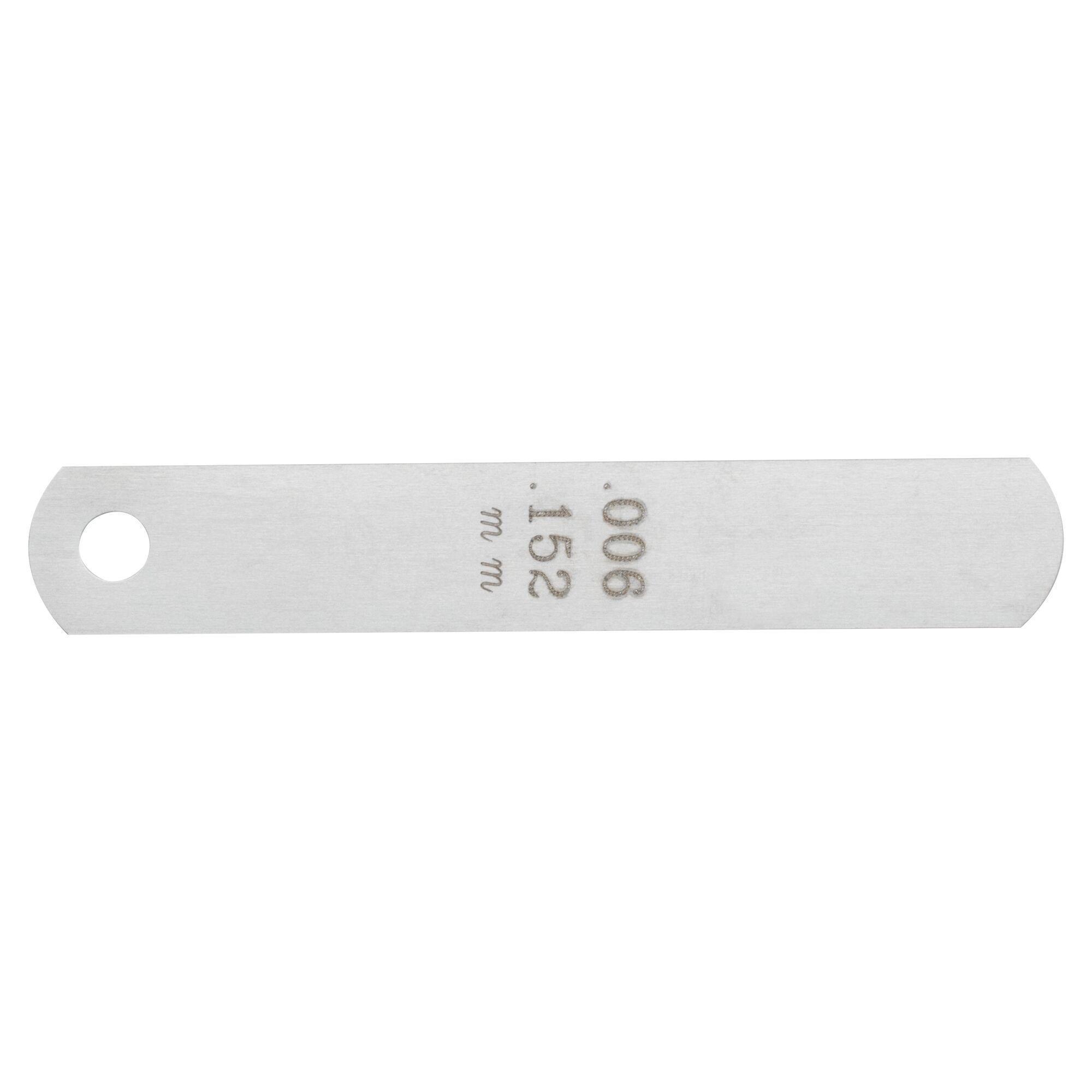 Proto® J006 Short Blade Feeler Gauge, 1 Blade, 3-1/16 in L x 1/2 in W x 0.006 in THK
