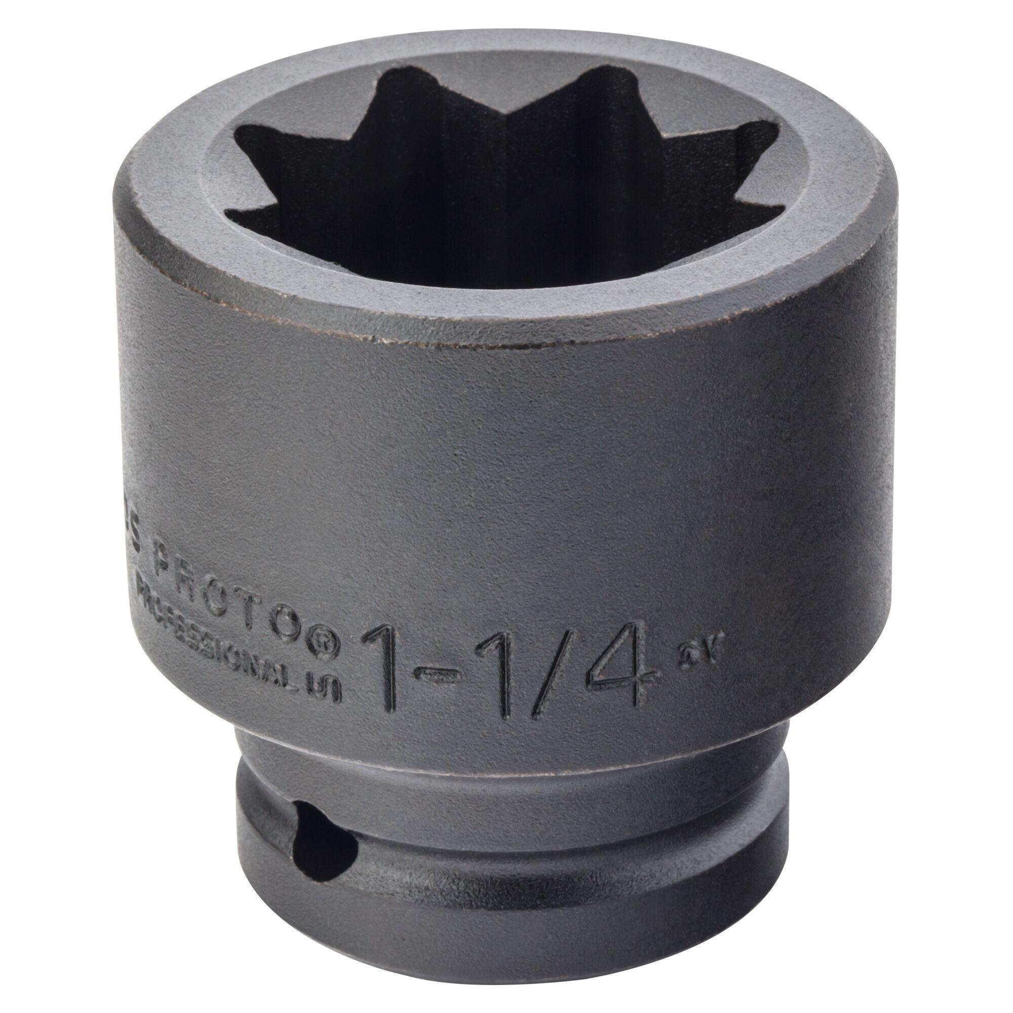 Proto® TorquePlus™ J07520S Standard Length Socket, Imperial, 3/4 in Square Drive, 1-1/4 in