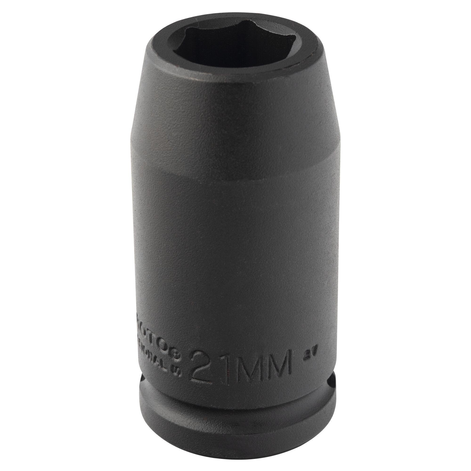 Proto® TorquePlus™ J07521ML Deep Length Socket, Metric, 3/4 in Square Drive, 21 mm