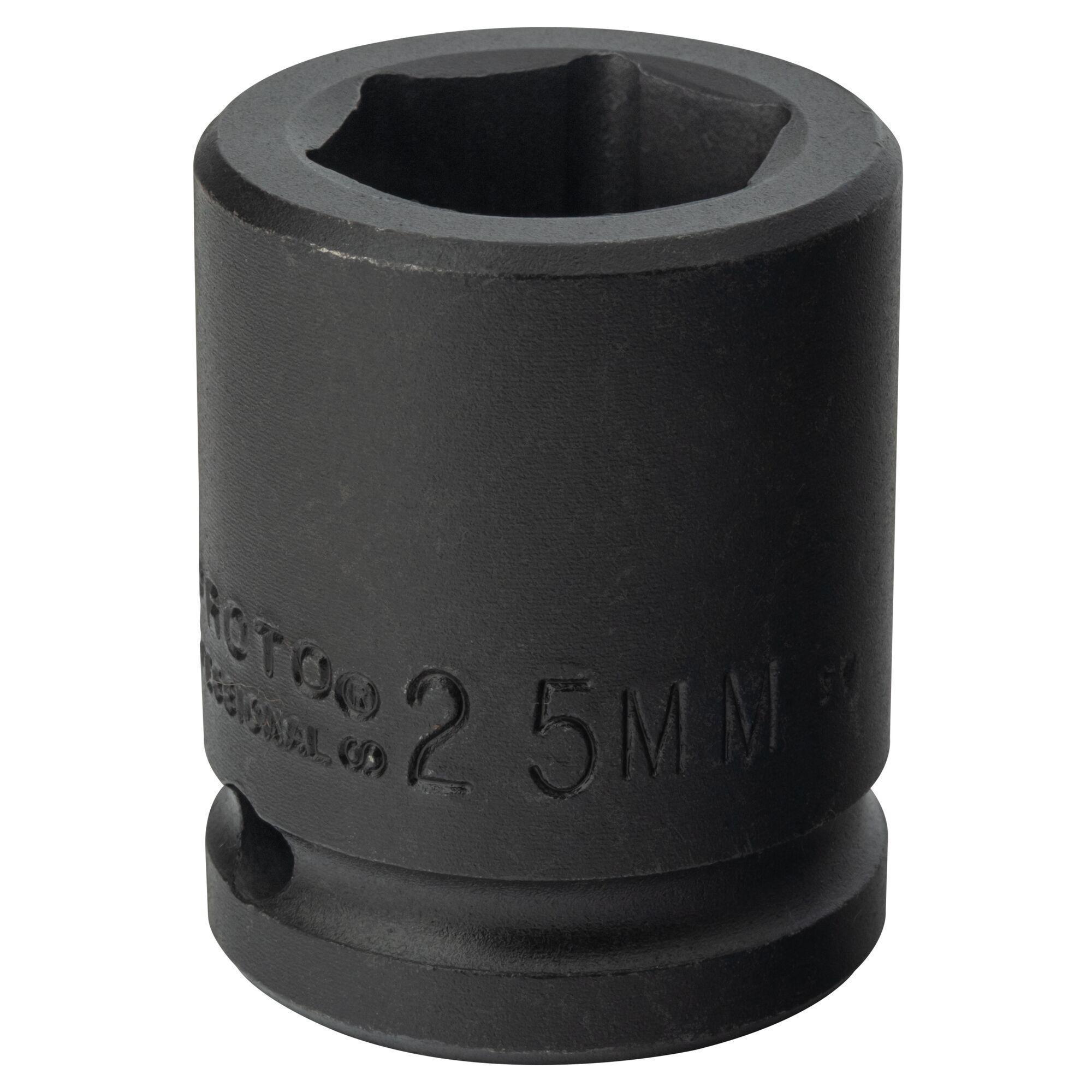 Proto® TorquePlus™ J07525M Standard Length Socket, Metric, 3/4 in Square Drive, 25 mm