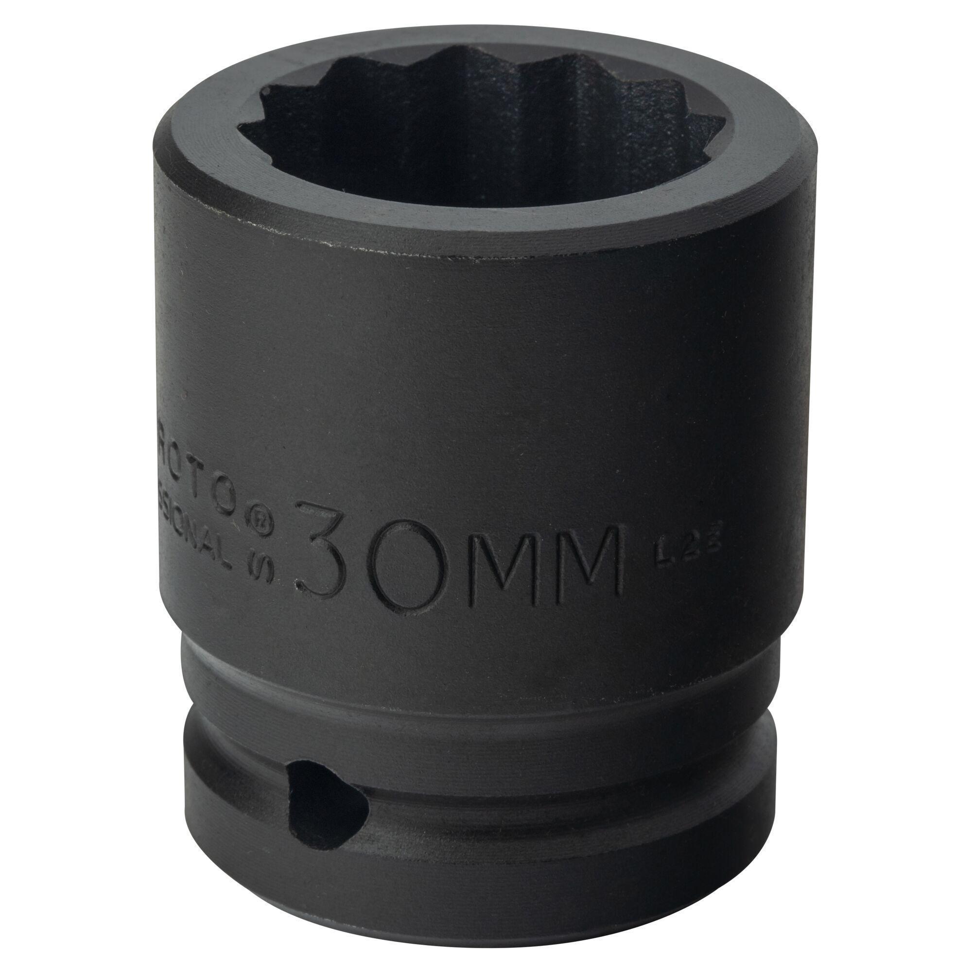 Proto® TorquePlus™ J07530MT Standard Length Socket, 3/4 in Square Drive, 30 mm, 12 Points