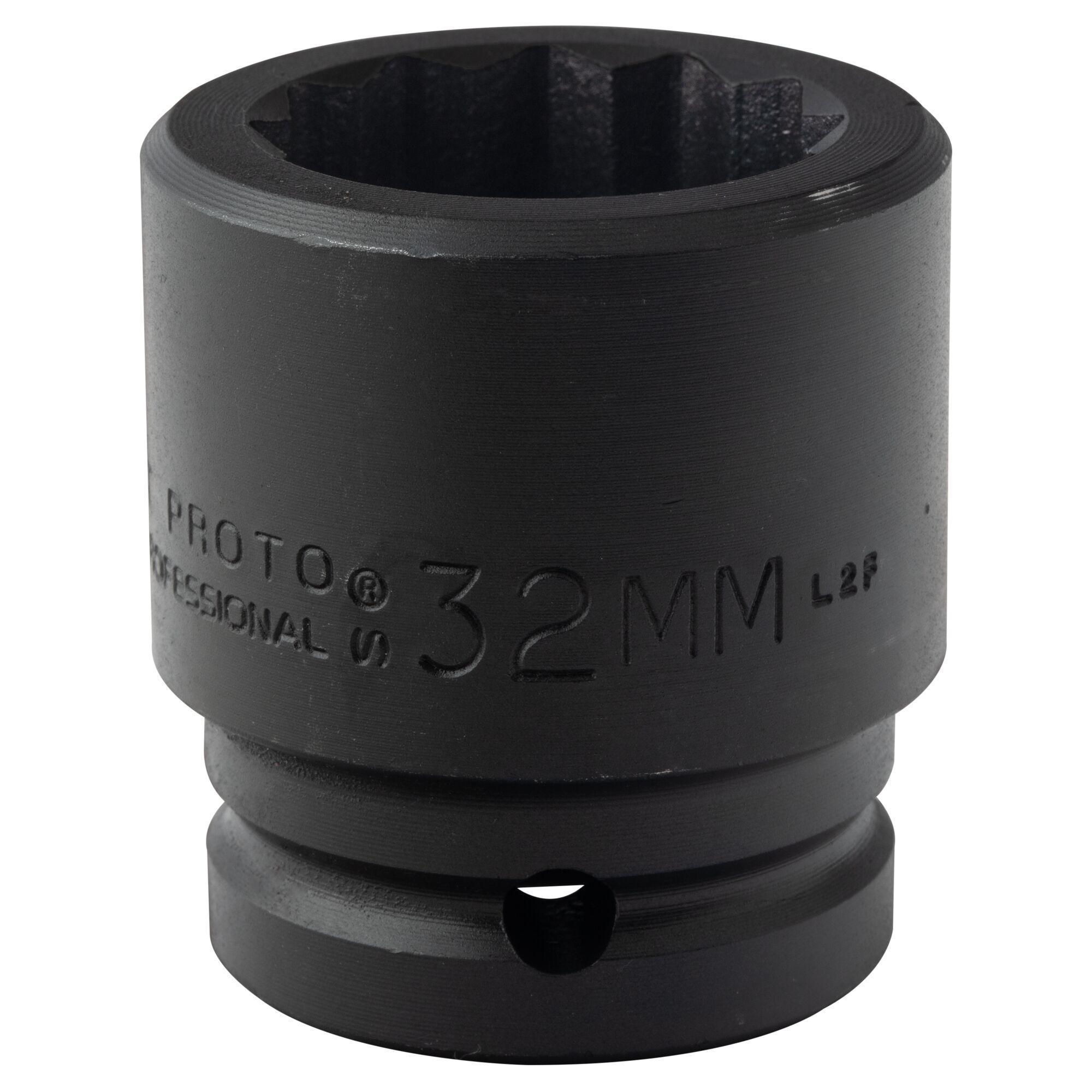 Proto® TorquePlus™ J07532MT Standard Length Socket, 3/4 in Square Drive, 32 mm, 12 Points