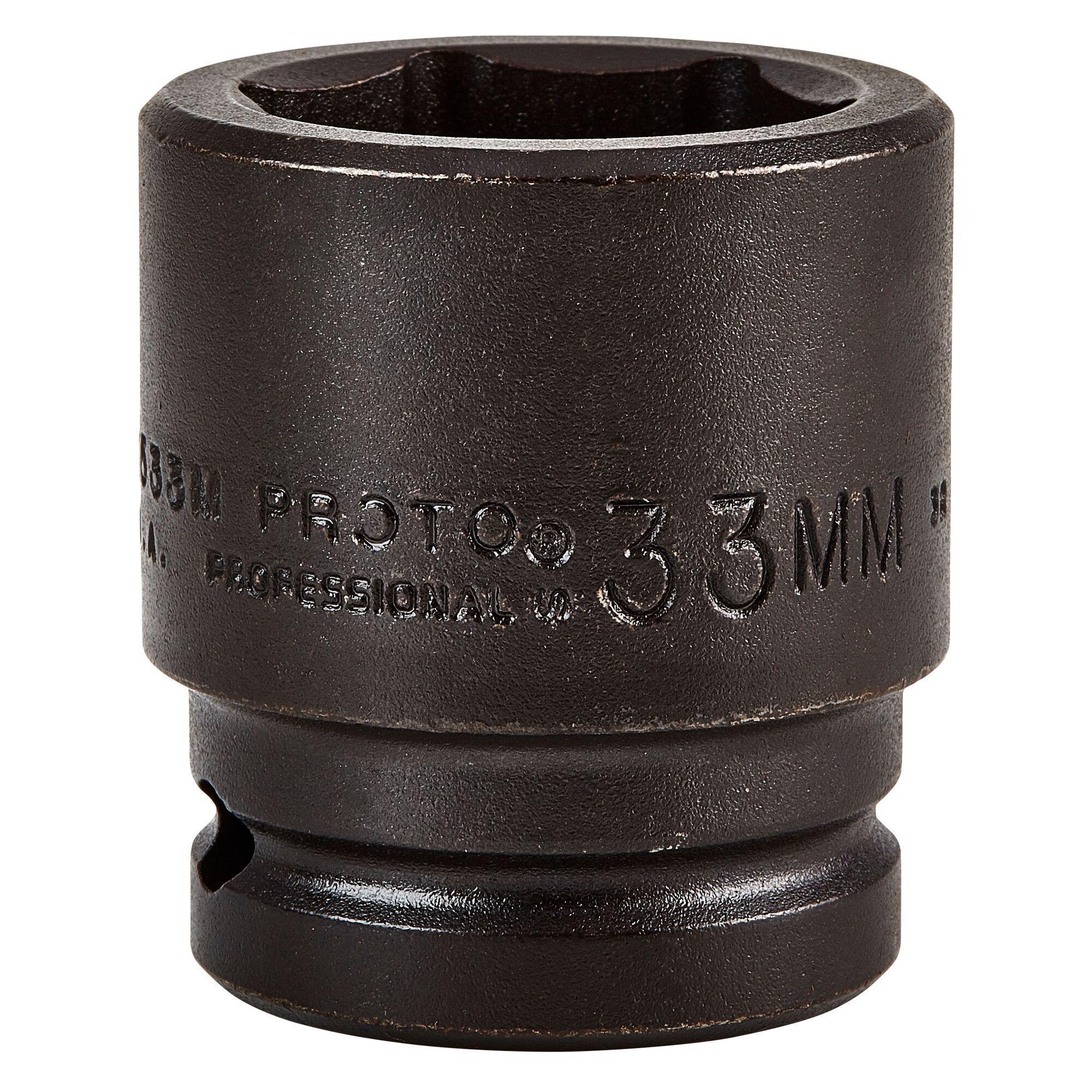 Proto® TorquePlus™ J07533M Standard Length Socket, Metric, 3/4 in Square Drive, 33 mm