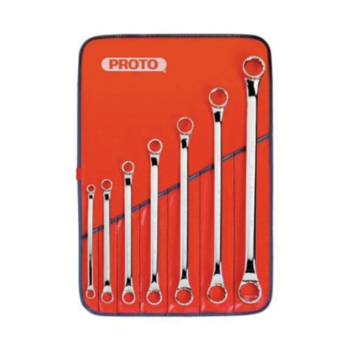 Proto® TorquePlus™ J1000G-500 Box End Wrench Set, 7 Pieces, 3/8 x 7/16 to 1-1/16 x 1-1/8 in, Full Polished