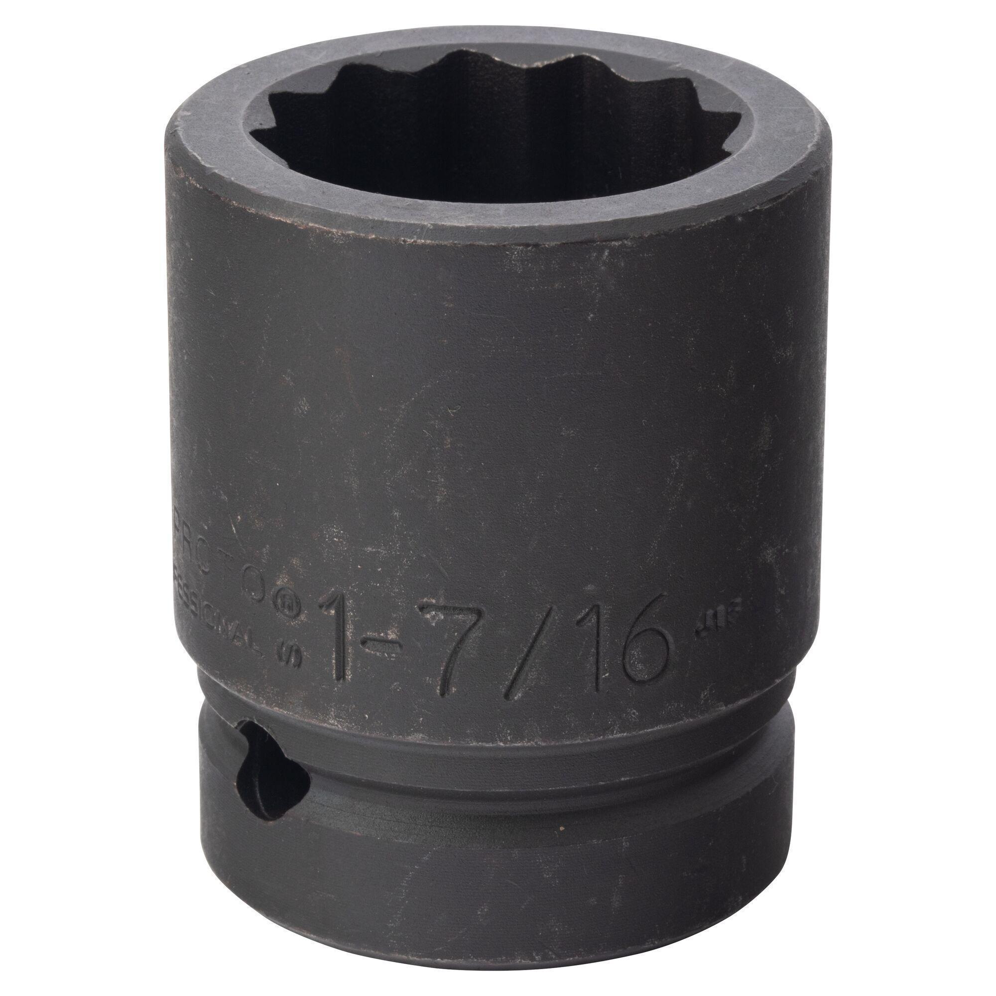 Proto® TorquePlus™ J10023T Standard Length Socket, 1 in Square Drive, 1-7/16 in, 12 Points