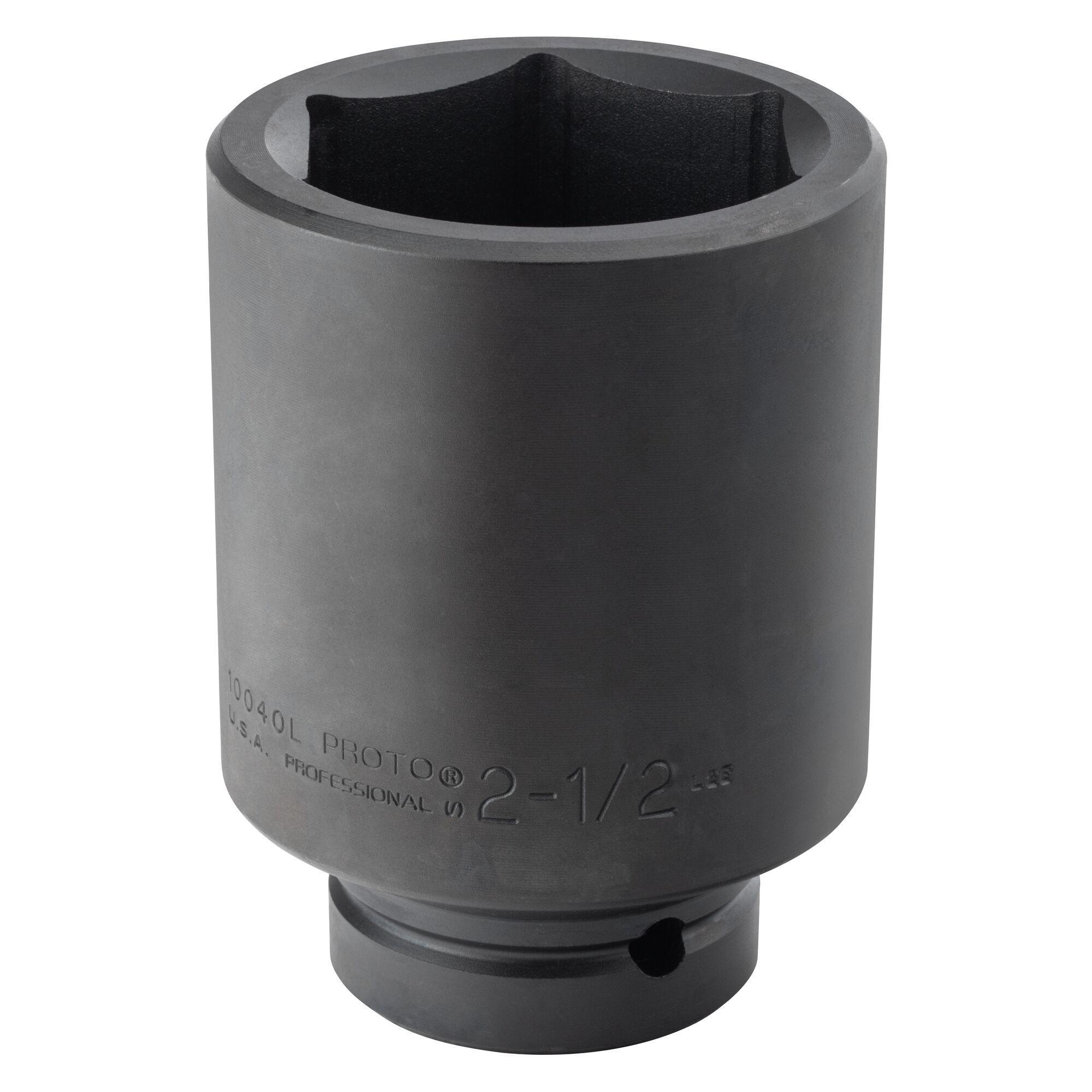 Proto® TorquePlus™ J10040L Deep Length Socket, Imperial, 1 in Square Drive, 2-1/2 in