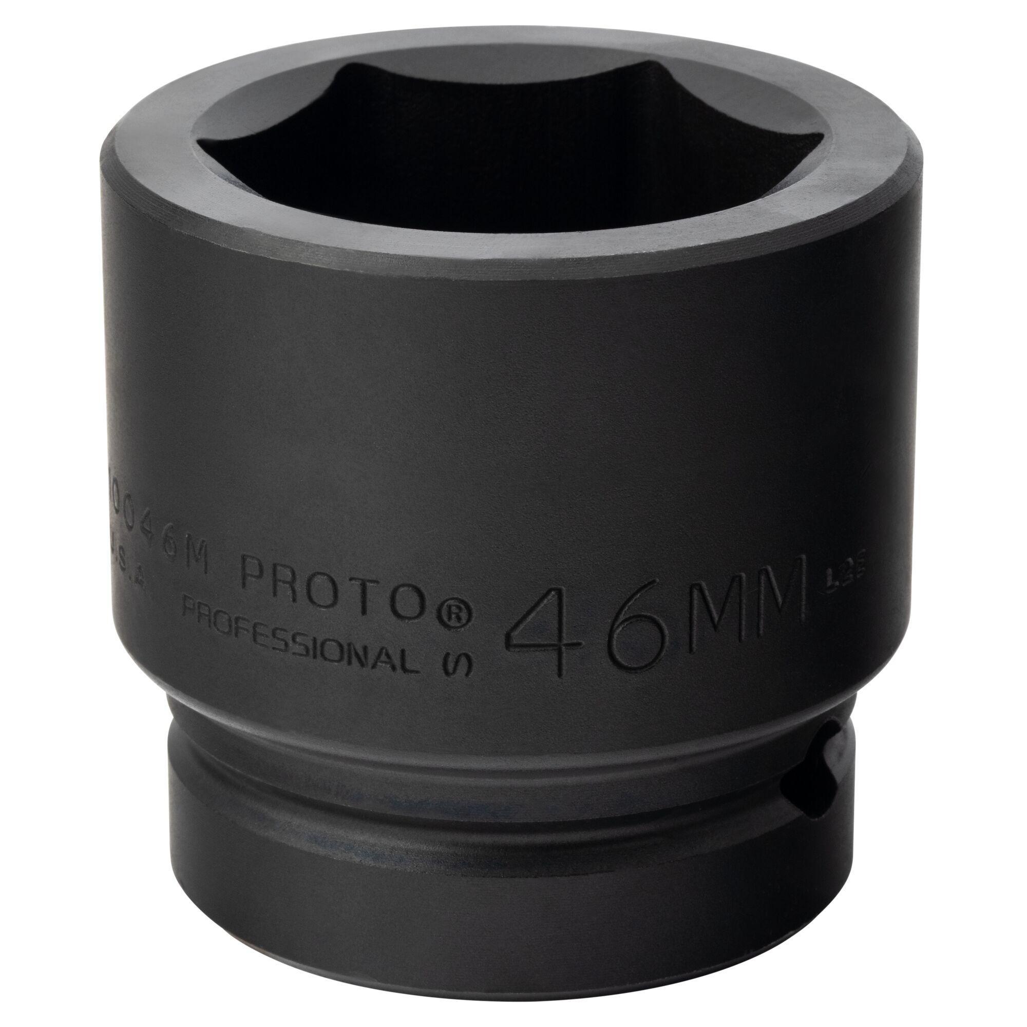 Proto® TorquePlus™ J10046M Standard Length Socket, Metric, 1 in Square Drive, 46 mm