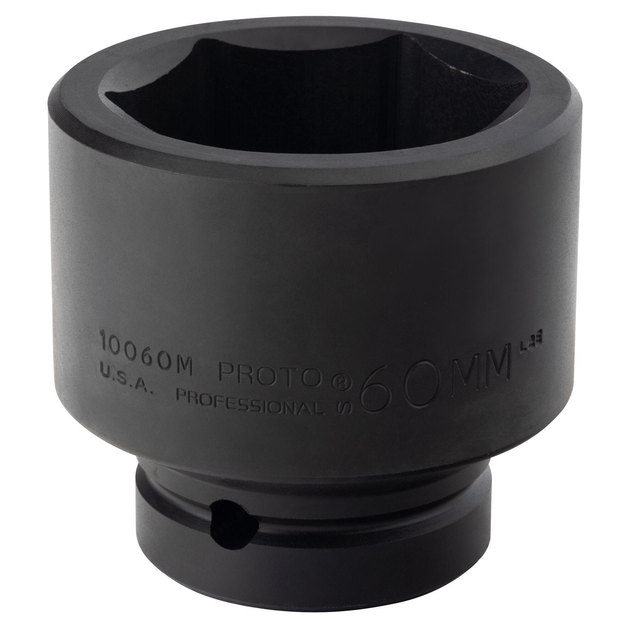 Proto® TorquePlus™ J10060M Standard Length Socket, Metric, 1 in Square Drive, 60 mm