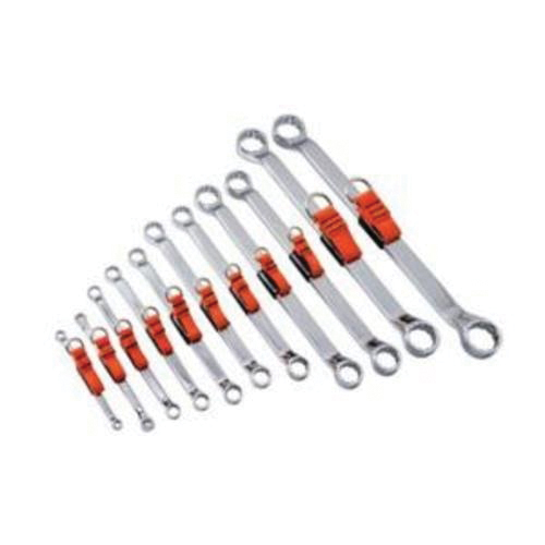 Proto® TorquePlus™ J1100S-M-TT Tether Ready Double Box End Wrench Set, Metric, 11 Pieces, 6 x 7 to 30 x 32 mm, Full Polished
